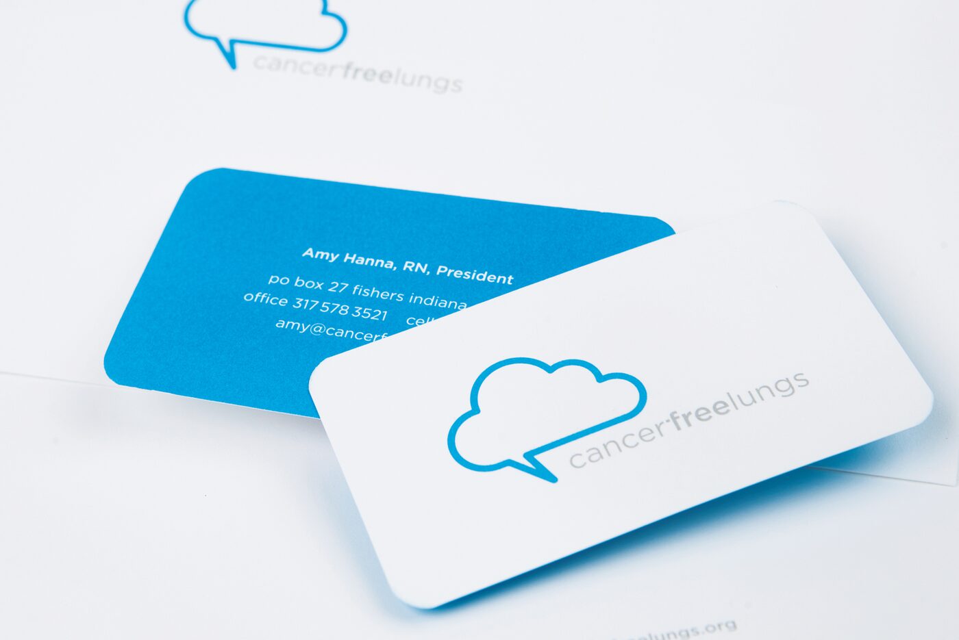 Cancer-Free Lungs identity system